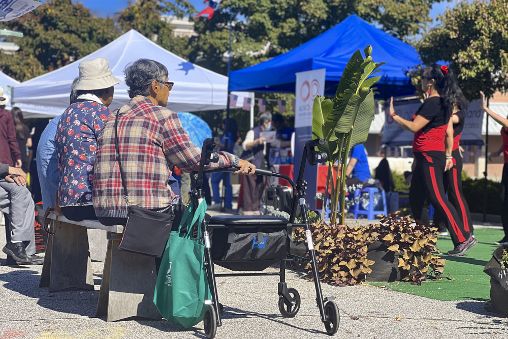 AsiaTown residents gather at last year’s Mid-Autumn festival at a park built on the former site of Dave’s Supermarket